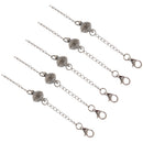 5pcs Powerful Round Magnetic Clasps With Lobster Clasp For Jewelry Findings
