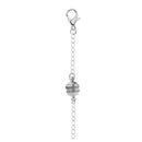 5 Sets Round Magnetic Clasps And Chain Extender For Bracelet Necklace Making