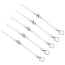 5pcs Silver Plated Strong Round Magnetic Clasps Chain Jewellery Findings