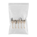 5 Pieces Crystal Gold Key Charms Pendants Jewelry Making Findings 57x17mm
