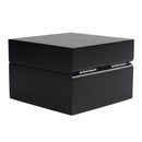 Single Grid Watch Box Wristwatch Display Case Black Wooden Box with Cushion