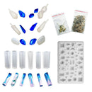 118 Pieces Assorted Jewelry Silicone Molds And Screw Eye Pins Jewelry Making