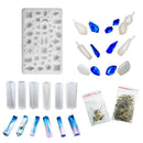 118 Pieces Assorted Jewelry Silicone Molds And Screw Eye Pins Jewelry Making