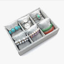 Gray Velvet Jewelry Display Trays Bangle Bracelet Watch Jewelry Holder Case