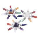 Bullet Shape Natural Quartz Crystal Pyramid Heal Stone Meditation Crafts Home Decoration Ornaments A