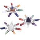 Bullet Shape Natural Quartz Crystal Pyramid Heal Stone Meditation Crafts Home Decoration Ornaments A