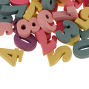 100pcs Wooden Numbers Kids Early Education Toys DIY Decoration Wood Crafts