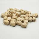 50Piece Unfinished Wooden Spacer Beads For DIY Jewelry Making With 4mm Hole