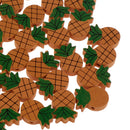 50pcs Beautiful Fruit Pineapple Beads Wooden Beads For Kids Jewelry Making
