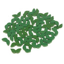 50pcs Green Wood leaf Bead DIY Wooden Craft For Children Kids Jewlery Making