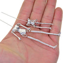 4pcs Alloy Metal Charms Jewelry Necklace Pendants Human Body Fit DIY Doll
