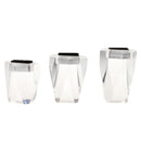 3pcs/Set Modern Jewelry Displays for Show Ring Holder Clear Acrylic Showcase