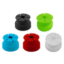 Silicone Mini Holder Storage Winder Case Stretch Earbud Earphone Wrap Black