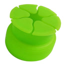 Silicone Mini Holder Storage Winder Case Stretch Earbud Earphone Wrap Green