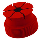 Silicone Mini Holder Storage Winder Case Stretch Earbud Earphone Wrap Red