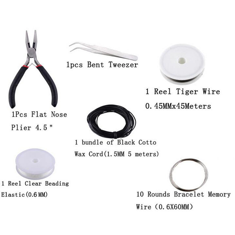 1 Set Box Storage Jump Ring Jewelry Making Tool Craft Starter Plier Beading