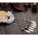 Traditional Chinese Long Tassel Dangle Alligator Hairpin Hairclip Hair Jewelry