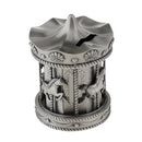Vintage Exquisite Metal Piggy Bank/Savings/Coin/Money Box Mini Carousel
