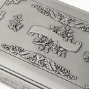 Women Vintage Metal Jewelry Box Trinket Storage Organizer Chest Ring Case