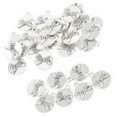 30pcs Pinky Promise Charms Antique Silver Pinkie Swear Friendship Pendants