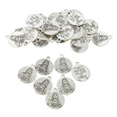 30pcs Vintage Silver Alloy Portrait Coin Jewelry Pendant Charms DIY Crafts