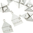 30pcs Bulk Envelope Charm Pendant Jewelry Making Finding DIY Craft Supplies