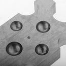 Stainless Steel Jewelers Dapping Block Jewelry Forming Round Cavities Tool