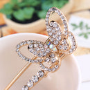 Women Brooch Pins Sweater Shawl Clips Crystal Butterfly Safety Pin Brooch