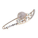 Charm Crystal Hat Pin Scarf Safety Pin Brooch Sweater Scarf Collar Lapel Pin