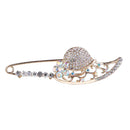 Charm Crystal Hat Pin Scarf Safety Pin Brooch Sweater Scarf Collar Lapel Pin