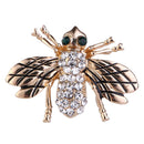 Fashion Women Vintage Brooch Crystal Bee Insect Brooches Pins Jewelry Gift