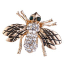 Fashion Women Vintage Brooch Crystal Bee Insect Brooches Pins Jewelry Gift