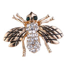 Fashion Women Vintage Brooch Crystal Bee Insect Brooches Pins Jewelry Gift