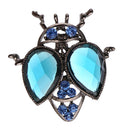 Vintage Fashion Women Pin Rhinestone Beetle Insect Brooch Pin Jewelry Gift