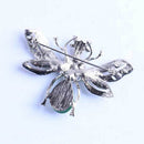 Women Enamel Multicolor Crystal Rhinestone Animal Honeybee Insect Brooch Pin