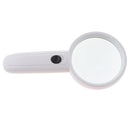 Led Light Magnifying Glass 3X Magnifier For Reading Map Jeweler Watch Repair