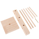 Natural Wooden Sunglasses Display Stand Retail Eyewear Storage Rack Showcase