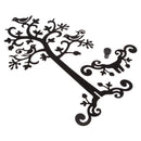 Metal Jewelry Tree Stand Organizer, Earring Bracelet Necklace Display Holder Rack Black