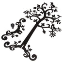 Metal Jewelry Tree Stand Organizer, Earring Bracelet Necklace Display Holder Rack Black