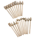 20pcs Diamond Grinding Burr Drill Bits Dia 3mm Shank For Power Rotary Tool