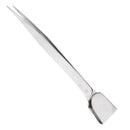 Stainless Steel Tweezer with Scoop Shovel for Beads Stones Gem Diamond Tool