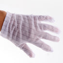 1 pair White Color Stripe Anti Static Gloves for Computer/working/Repairing