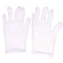 1 pair White Color Stripe Anti Static Gloves for Computer/working/Repairing