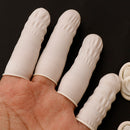 20pcs Latex Anti-Static Rubber Fingertips for Electronic Repair, Painting