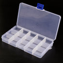 Plastic Storage Box Case Jewelry Small Kits Bead Screw Home Organizer Container 15 Grids