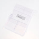 Transparent Plastic Storage Box Compartment Container Case Box 6 Slots