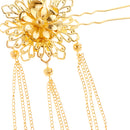 Pack Of 2 Wedding Hair Accessories Long Chain Tassel Chinese Hair Pins Clips