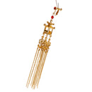 Red Crystal Beads Flower Crown Tiara Wedding Hairband Hair Accessories Bridal Jewelry