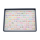 100 Pairs Mini Cartoon Cute Fruit Design Earrings Ear Stud Set Assorted Bulk