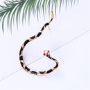 Vintage Earrings Gothic Punk Metal Snake Ear Cuff Wrap Earrings Ear Studs Gold Tone Snake Ear Cuff Stud